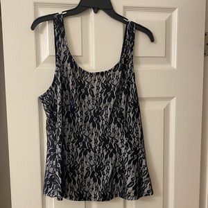 Express lace tank top